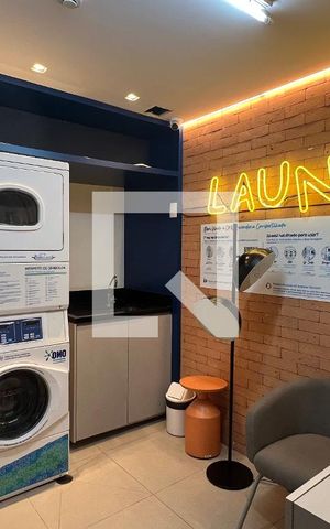 Studio para alugar com 26m², 1 quarto e sem vaga Studio para alugar com 26m², 1 quarto e sem vagaLavanderia