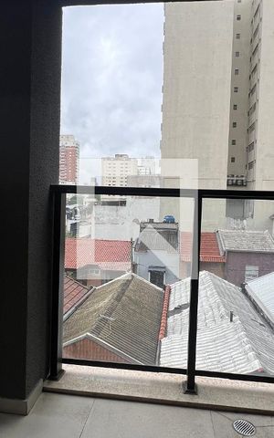 Studio para alugar com 26m², 1 quarto e sem vaga Studio para alugar com 26m², 1 quarto e sem vagaSacada