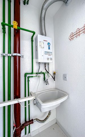 Apartamento para alugar com 32m², 1 quarto e sem vagaVaranda da Sala - Área de Serviço