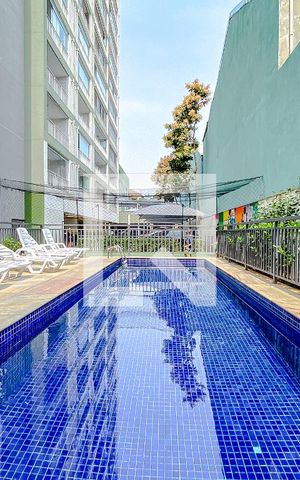 Apartamento para alugar com 32m², 1 quarto e sem vagaÁrea comum - Piscina