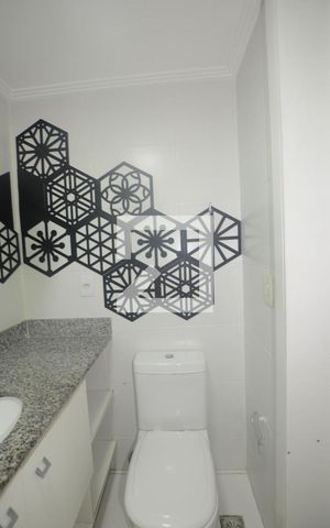 Apartamento à venda com 64m², 2 quartos e 1 vagaBanheiro Social