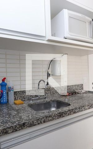 Studio à venda com 32m², 1 quarto e 1 vagaStudio - ambiente cozinha