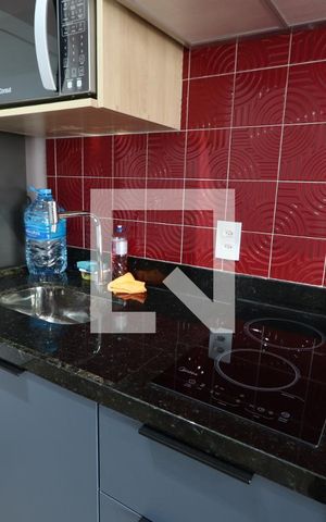 Studio para alugar com 25m², 1 quarto e sem vagaStudio - ambiente cozinha