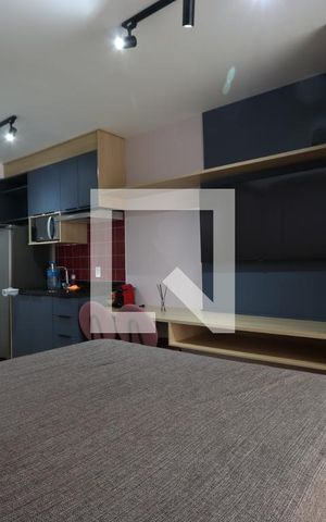 Studio para alugar com 25m², 1 quarto e sem vagaStudio - ambiente quarto