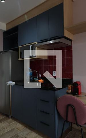 Studio para alugar com 25m², 1 quarto e sem vagaStudio - ambiente cozinha