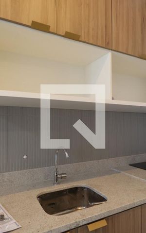 Studio para alugar com 25m², 1 quarto e sem vagaStudio - ambiente cozinha