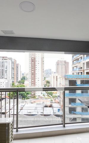 Studio à venda com 31m², 1 quarto e sem vagaVaranda
