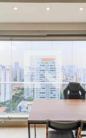 Studio à venda com 33m², 1 quarto e 1 vagaVaranda Studio
