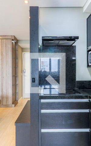Studio à venda com 33m², 1 quarto e 1 vagaCozinha Studio