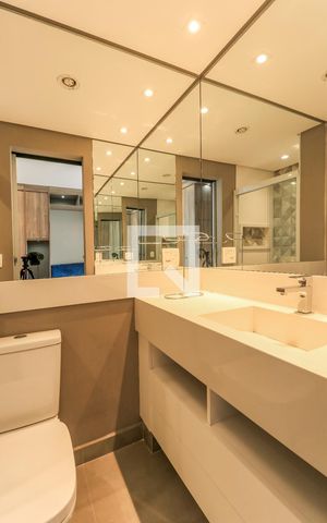 Studio à venda com 33m², 1 quarto e 1 vagaBanheiro Studio