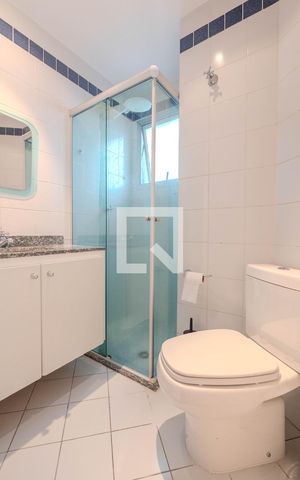 Apartamento para alugar com 41m², 1 quarto e 1 vaga Apartamento para alugar com 41m², 1 quarto e 1 vagaBanheiro