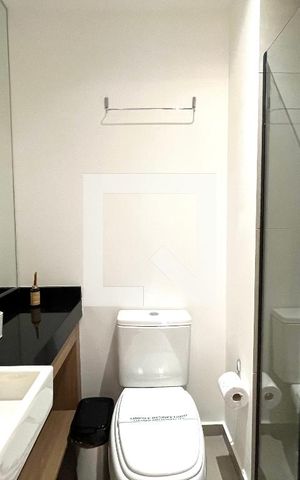 Studio para alugar com 23m², 1 quarto e sem vaga Studio para alugar com 23m², 1 quarto e sem vagaBanheiro
