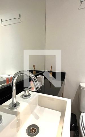 Studio para alugar com 23m², 1 quarto e sem vaga Studio para alugar com 23m², 1 quarto e sem vagaBanheiro