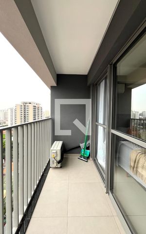 Studio para alugar com 23m², 1 quarto e sem vaga Studio para alugar com 23m², 1 quarto e sem vagaVaranda