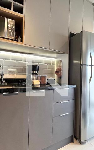 Studio para alugar com 23m², 1 quarto e sem vaga Studio para alugar com 23m², 1 quarto e sem vagaCozinha