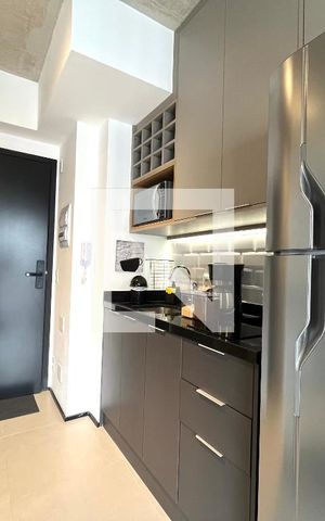 Studio para alugar com 23m², 1 quarto e sem vaga Studio para alugar com 23m², 1 quarto e sem vagaCozinha