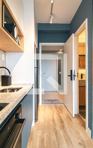 Studio para alugar com 26m², 1 quarto e 1 vagaCozinha