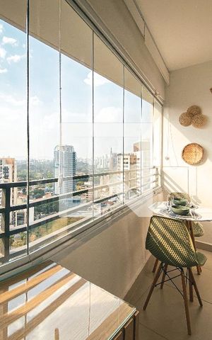 Studio para alugar com 26m², 1 quarto e 1 vagaVaranda