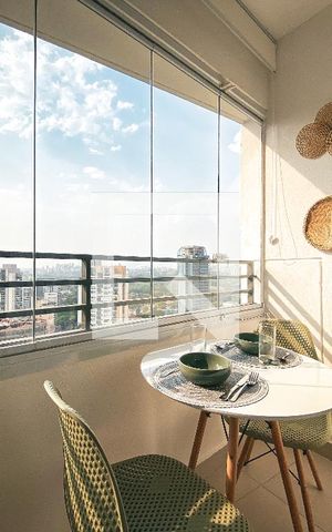 Studio para alugar com 26m², 1 quarto e 1 vagaVaranda