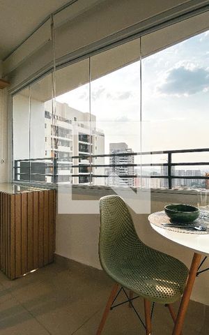 Studio para alugar com 26m², 1 quarto e 1 vagaVaranda