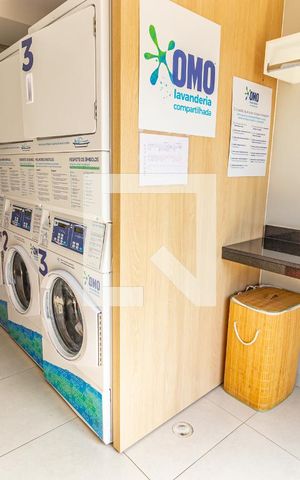 Apartamento para alugar com 35m², 1 quarto e sem vaga Apartamento para alugar com 35m², 1 quarto e sem vagaÁrea comum - Lavanderia
