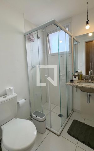 Apartamento para alugar com 60m², 2 quartos e 1 vagaBanheiro da Suíte 1