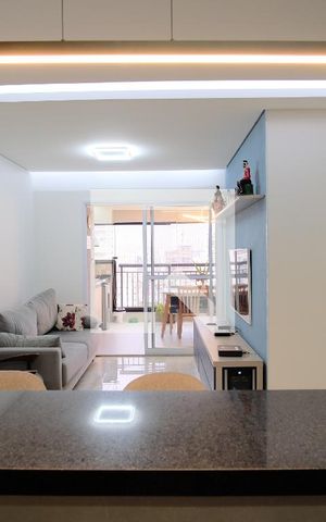Apartamento à venda com 85m², 3 quartos e 3 vagasCozinha e Área de Serviço