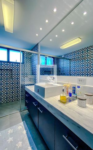 Apartamento para alugar com 200m², 4 quartos e 3 vagasBanheiro da Suíte