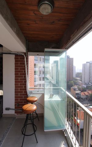 Apartamento à venda com 45m², 1 quarto e 1 vagaVaranda