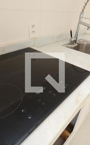 Apartamento para alugar com 27m², 1 quarto e sem vagaDetalhe da cozinha