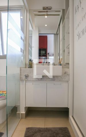 Studio para alugar com 49m², 1 quarto e sem vagaBanheiro