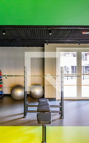 Apartamento para alugar com 44m², 2 quartos e 1 vaga Apartamento para alugar com 44m², 2 quartos e 1 vagaÁrea comum - Academia