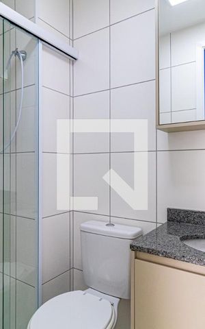 Apartamento para alugar com 44m², 2 quartos e 1 vaga Apartamento para alugar com 44m², 2 quartos e 1 vagaBanheiro