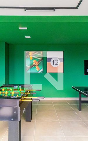 Apartamento para alugar com 44m², 2 quartos e 1 vaga Apartamento para alugar com 44m², 2 quartos e 1 vagaÁrea comum - Sala de jogos