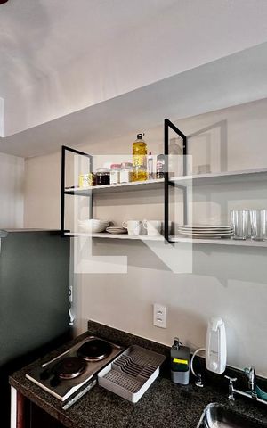 Studio para alugar com 25m², 0 quarto e sem vaga Studio para alugar com 25m², 0 quarto e sem vagaCozinha