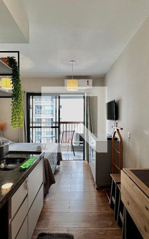 Studio para alugar com 25m², 0 quarto e sem vaga Studio para alugar com 25m², 0 quarto e sem vagaCozinha