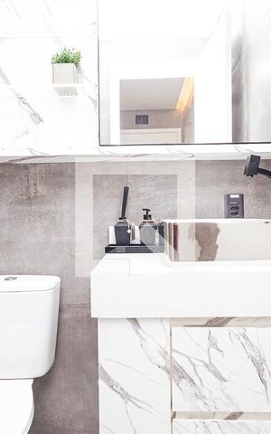 Studio para alugar com 23m², 1 quarto e sem vaga Studio para alugar com 23m², 1 quarto e sem vagaBanheiro