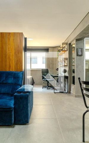 Studio à venda com 42m², 1 quarto e sem vagaSala