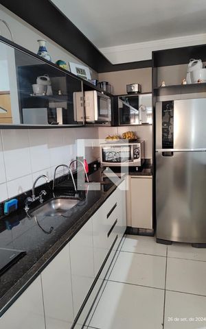 Apartamento à venda com 57m², 2 quartos e 2 vagas Apartamento à venda com 57m², 2 quartos e 2 vagasCozinha