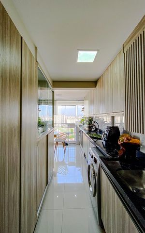 Apartamento à venda com 74m², 2 quartos e 2 vagasCozinha