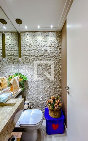 Apartamento à venda com 74m², 2 quartos e 2 vagasLavabo