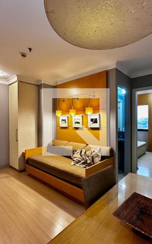 Apartamento à venda com 25m², 1 quarto e 1 vaga Apartamento à venda com 25m², 1 quarto e 1 vagaSala