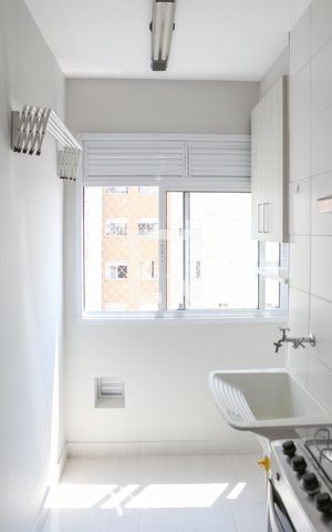 Apartamento à venda com 32m², 1 quarto e 1 vagaCozinha e Área de Serviço