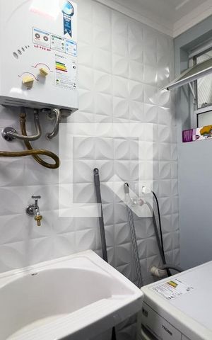 Apartamento à venda com 38m², 1 quarto e sem vaga Apartamento à venda com 38m², 1 quarto e sem vagaCozinha e área de serviço