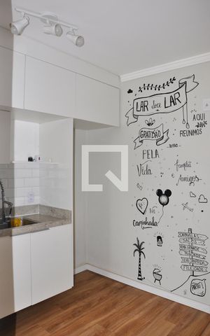 Apartamento à venda com 42m², 2 quartos e 1 vaga Apartamento à venda com 42m², 2 quartos e 1 vagaDetalhe - Cozinha Americana
