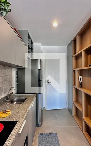 Studio para alugar com 25m², 0 quarto e sem vaga Studio para alugar com 25m², 0 quarto e sem vagaCozinha