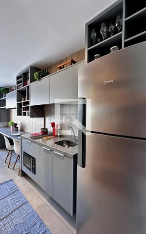 Studio para alugar com 25m², 0 quarto e sem vaga Studio para alugar com 25m², 0 quarto e sem vagaCozinha