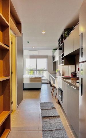 Studio para alugar com 25m², 0 quarto e sem vaga Studio para alugar com 25m², 0 quarto e sem vagaCozinha