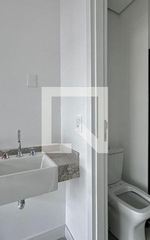 Studio para alugar com 23m², 1 quarto e sem vaga Studio para alugar com 23m², 1 quarto e sem vagaBanheiro