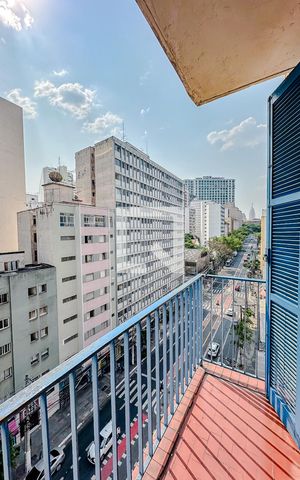 Apartamento à venda com 39m², 1 quarto e sem vagaVaranda da Sala